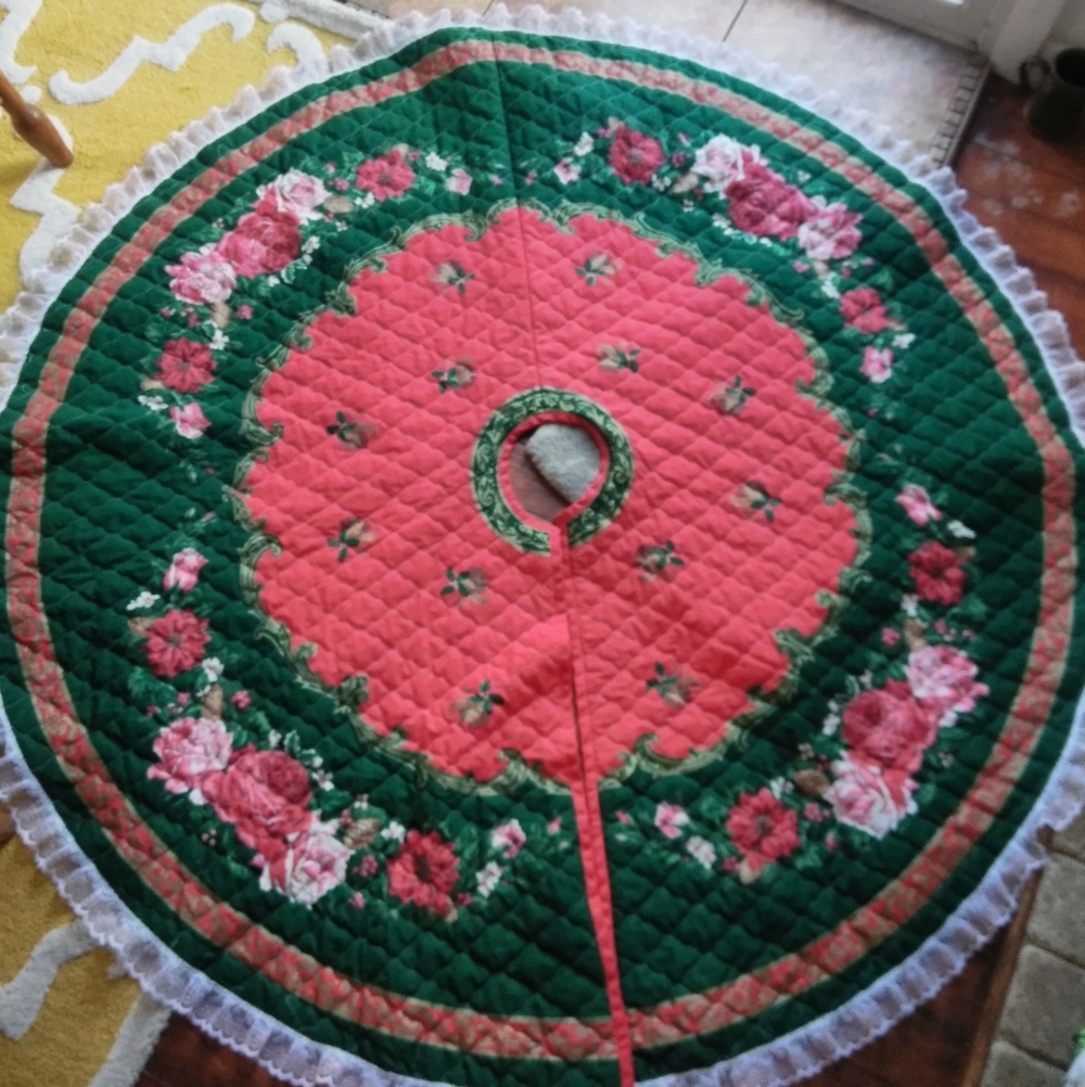 Handmade Christmas Tree Skirt